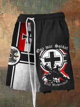 Der Opa der Männer ist ein Soldat, kein krimineller bedruckter Freizeit shorts zartstils